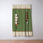 Four Birds I Window Curtain Gallery Image 3