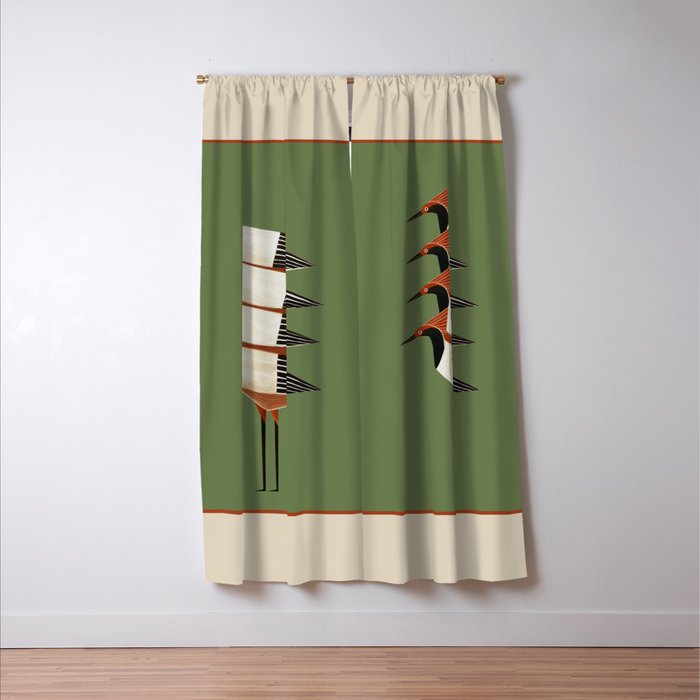 Four Birds I Window Curtain Gallery Image 3