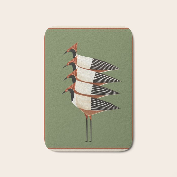 Four Birds I Bath Mat Gallery Image 1