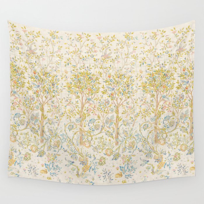 Willaim Morris "Melsetter" 1 Wall Tapestry Gallery Image 4