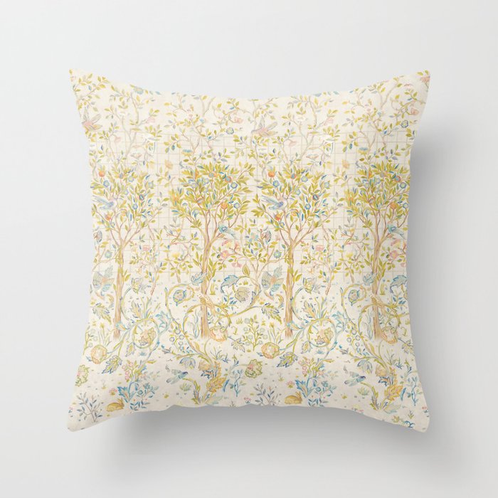 Willaim Morris "Melsetter" 1 Throw Pillow Gallery Image 6