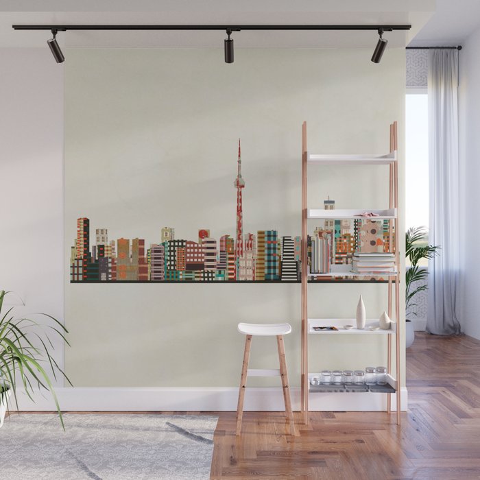 toronto city skyline Wall Mural Gallery Image 1
