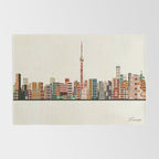 toronto city skyline Rug Gallery Image 2