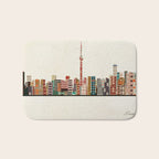 toronto city skyline Bath Mat Gallery Image 1