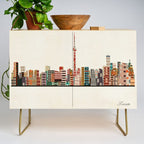 toronto city skyline Credenza Gallery Image 1