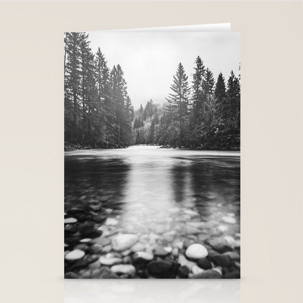 Pacific Northwest River III - Nature Photography Stationery Card Gallery Image 2