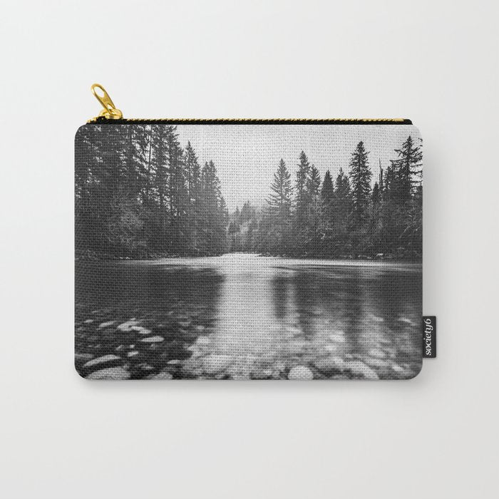 Pacific Northwest River III - Nature Photography Carry All Pouch Gallery Image 1