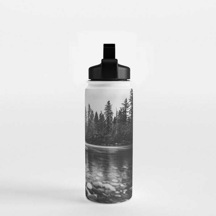 Pacific Northwest River III - Nature Photography Water Bottle Gallery Image 2