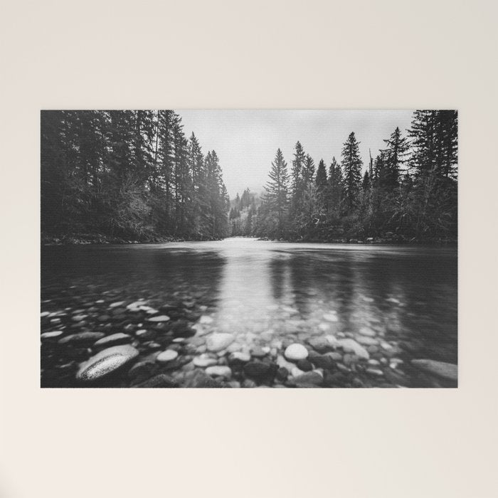 Pacific Northwest River III - Nature Photography Welcome Mat Gallery Image 1