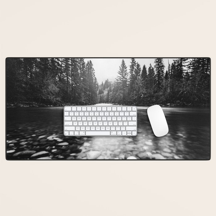 Pacific Northwest River III - Nature Photography Desk Mat Gallery Image 1