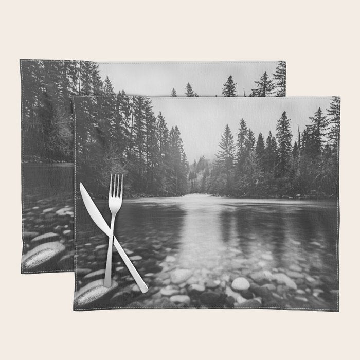 Pacific Northwest River III - Nature Photography Placemat Gallery Image 1