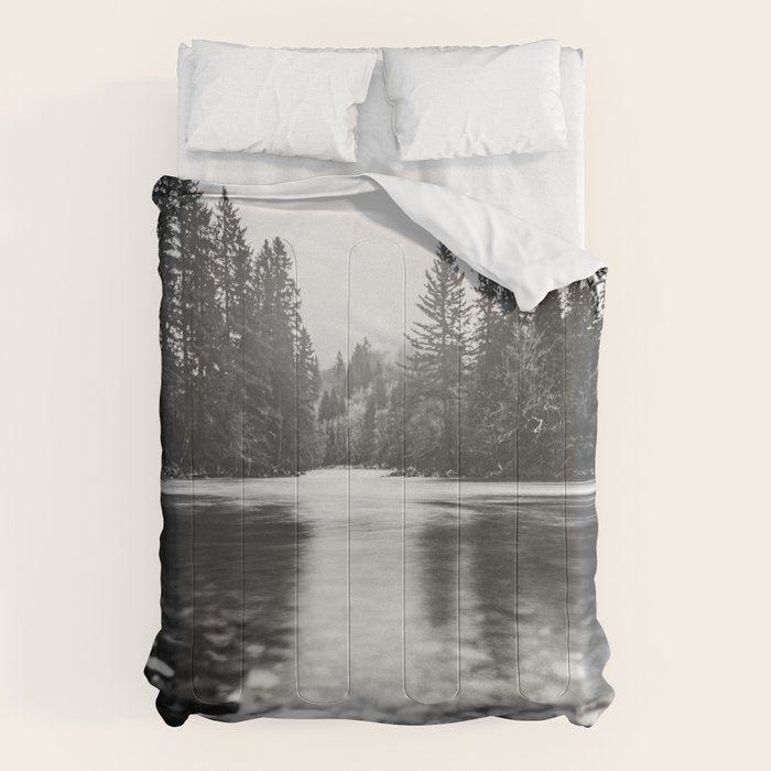 Pacific Northwest River III - Nature Photography Comforter Gallery Image 6