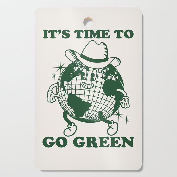 Time to Go Green Cutting Board Gallery Image 1