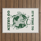 Time to Go Green Outdoor Rug Gallery Image 1