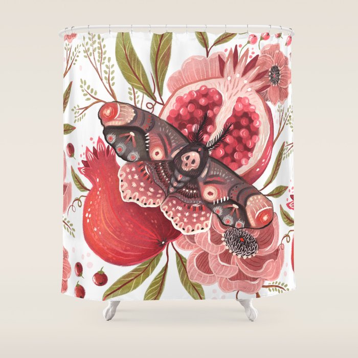 Moth Wings II Shower Curtain Gallery Image 1