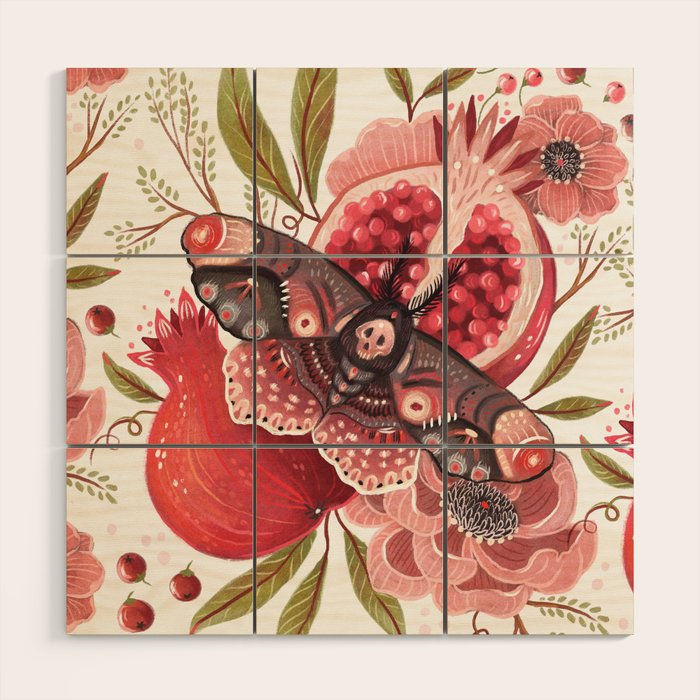 Moth Wings II Wood Wall Art Gallery Image 1