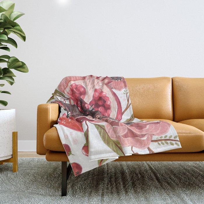 Moth Wings II Throw Blanket Gallery Image 1