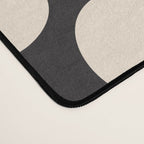 Black and White - Abstract Flower Shape  Desk Mat Gallery Image 4