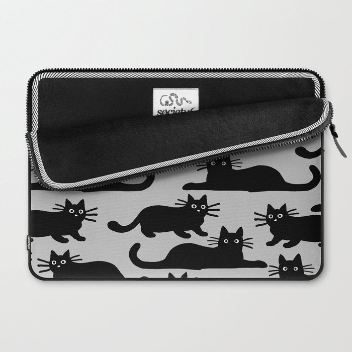 Black Cat(s) Laptop Sleeve Gallery Image 2