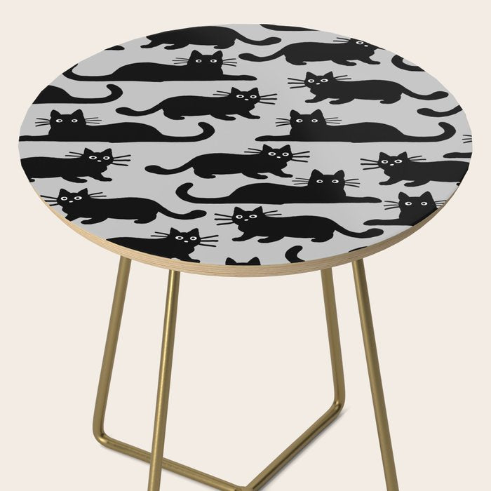 Black Cat(s) Side Table Gallery Image 2