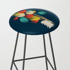 Hedgehog with flowers Stool Gallery Image 2
