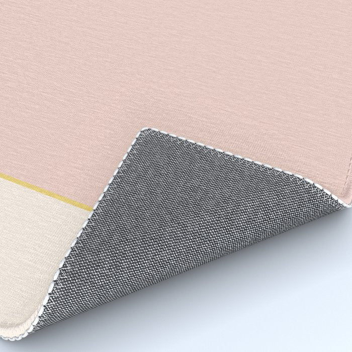 Subtle Spring Color Block - Soft Pink Rug Gallery Image 4