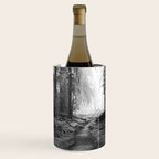 Magical Washington Rainforest Black and White Wine Chiller Gallery Image 1