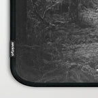 Magical Washington Rainforest Black and White Laptop Sleeve Gallery Image 3
