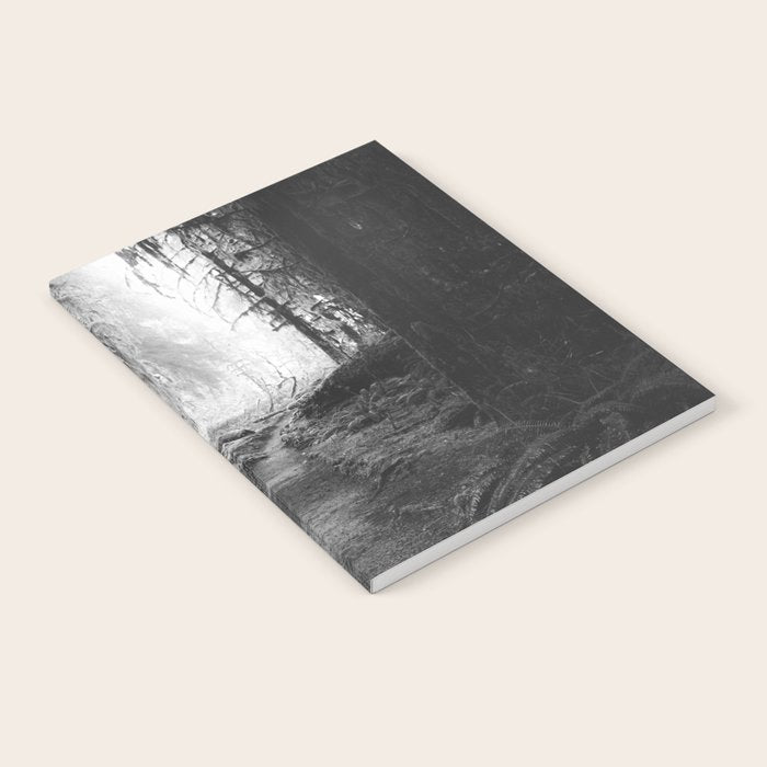 Magical Washington Rainforest Black and White Notebook Gallery Image 2