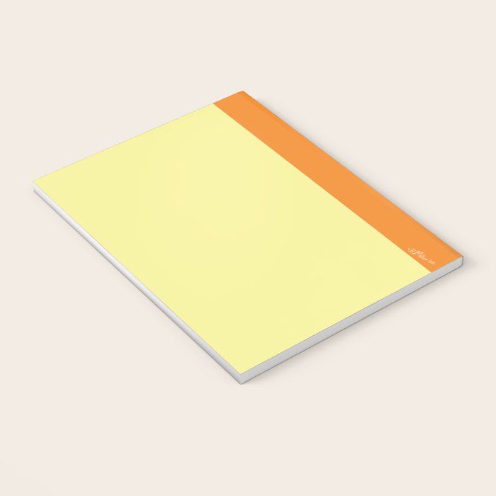 Emo Cancer in Calming Yellow | Zodiac Series Notebook Gallery Image 3