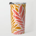 Colorful Folk Leaves  Travel Mug Gallery Image 3