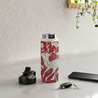 Spotted Fawn From Antique Persian Animal Rug Print Water Bottle Gallery Image 4