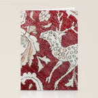 Spotted Fawn From Antique Persian Animal Rug Print Stationery Card Gallery Image 2