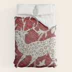 Spotted Fawn From Antique Persian Animal Rug Print Comforter Gallery Image 6