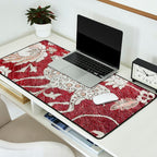 Spotted Fawn From Antique Persian Animal Rug Print Desk Mat Gallery Image 2