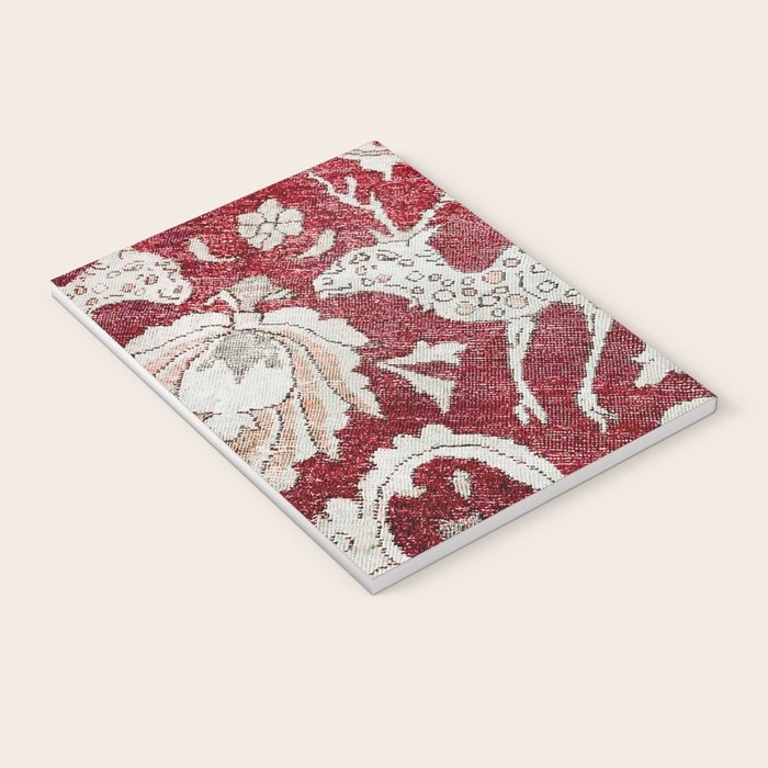 Spotted Fawn From Antique Persian Animal Rug Print Notebook Gallery Image 3