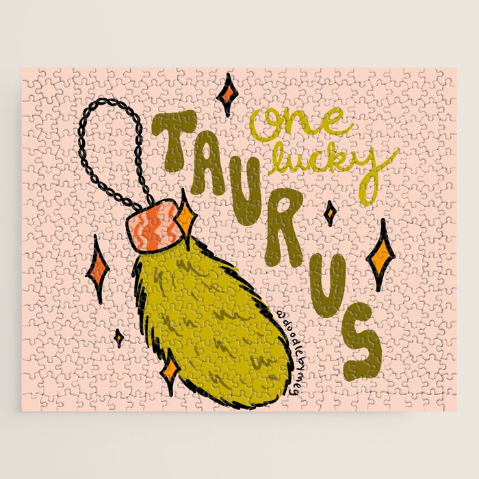 One Lucky Taurus Jigsaw Puzzle Gallery Image 1