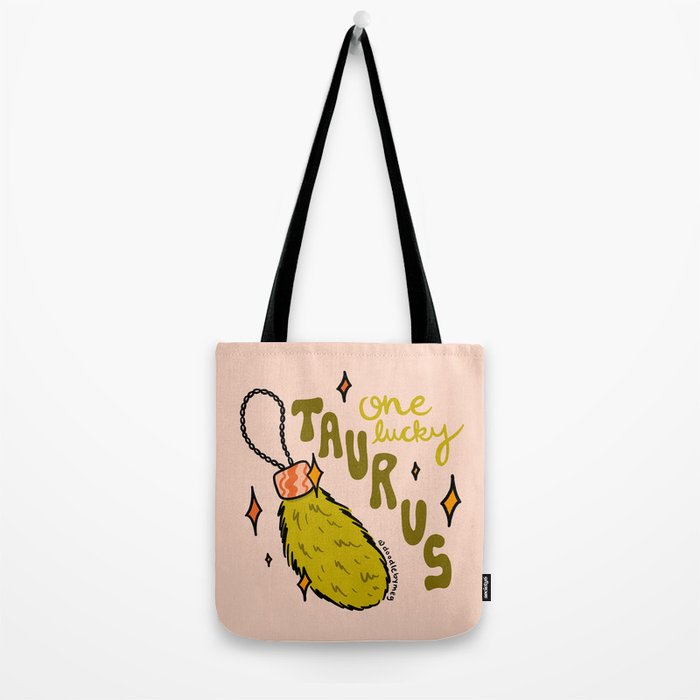 One Lucky Taurus Tote Bag Gallery Image 2