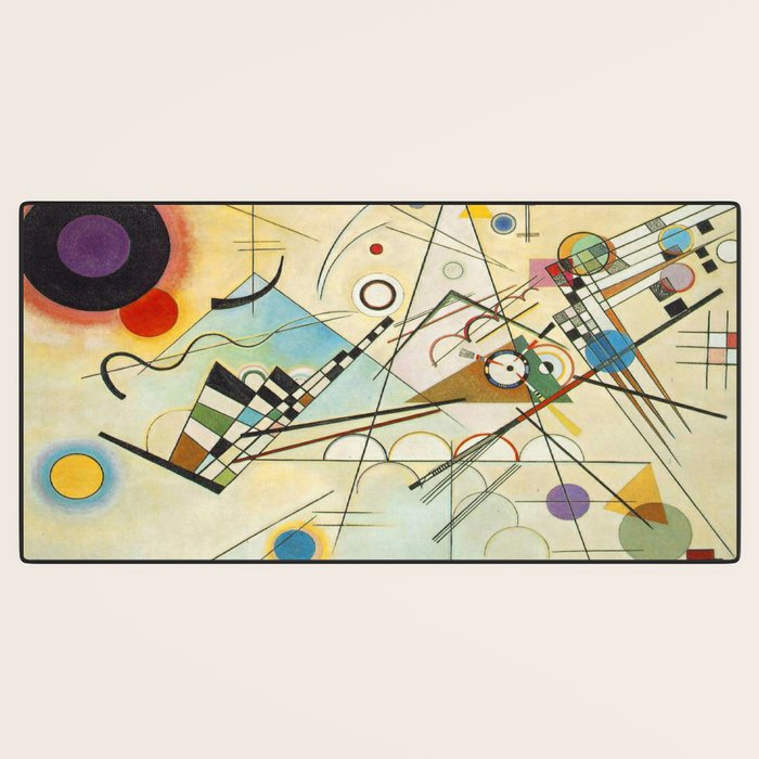 Wassily Kandinsky Composition 8 Desk Mat Gallery Image 3