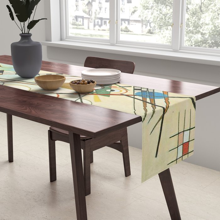 Wassily Kandinsky Composition 8 Table Runner Gallery Image 2