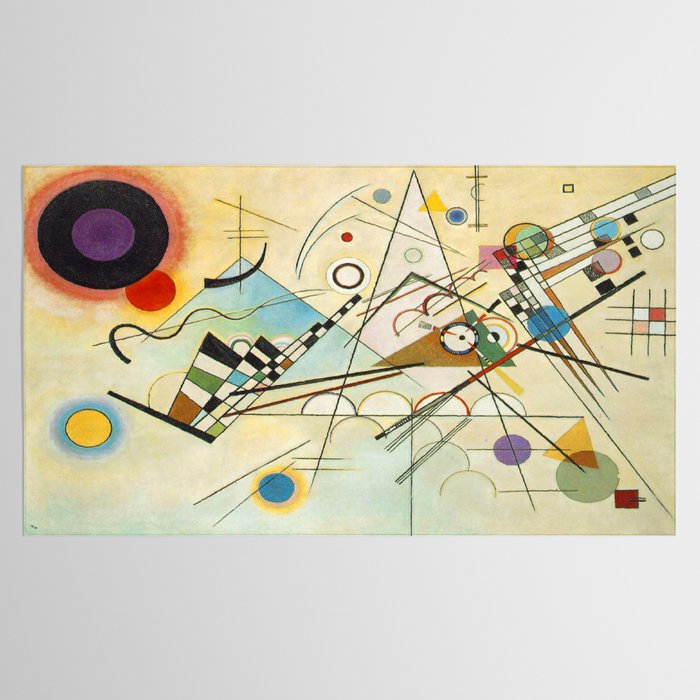 Wassily Kandinsky Composition 8 Tablecloth Gallery Image 2