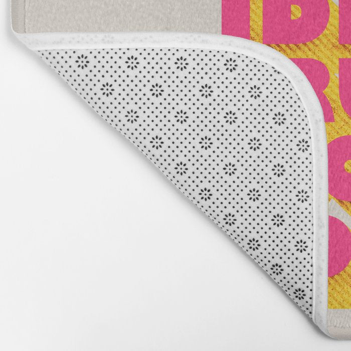 Don't let idiots ruin your day - typography Bath Mat Gallery Image 2