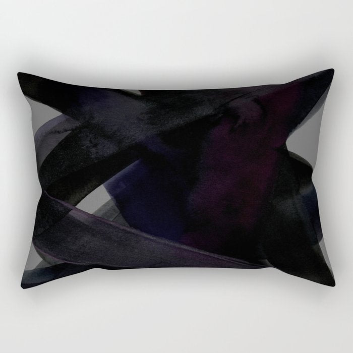 SUPERWATERCOLOR DARK 02 Rectangular Pillow Gallery Image 2