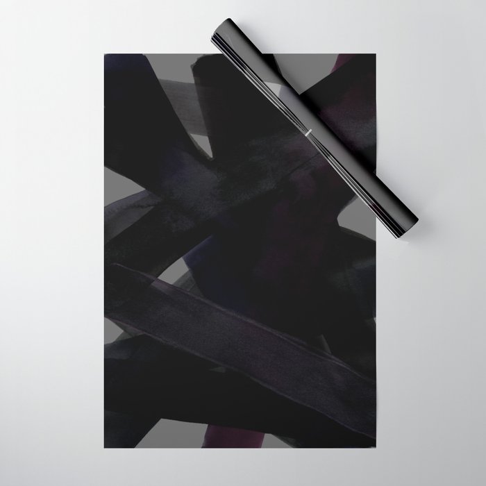 SUPERWATERCOLOR DARK 02 Wrapping Paper Gallery Image 1