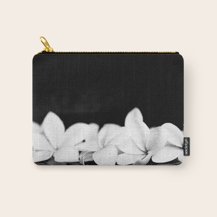Singapore White Plumeria Flowers the Fragrance of Hawaii Carry All Pouch Gallery Image 1