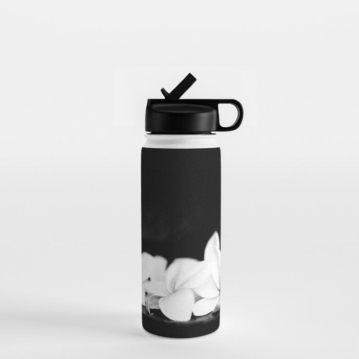 Singapore White Plumeria Flowers the Fragrance of Hawaii Water Bottle Gallery Image 1