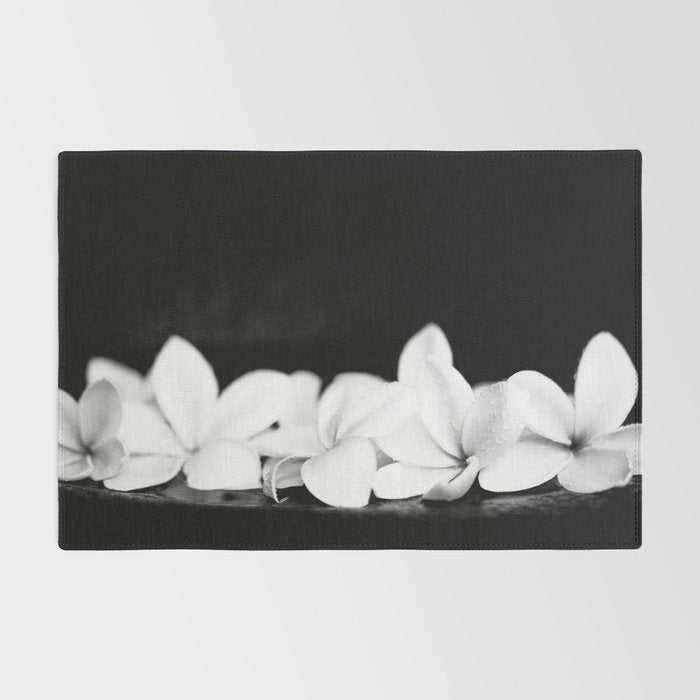 Singapore White Plumeria Flowers the Fragrance of Hawaii Rug Gallery Image 2