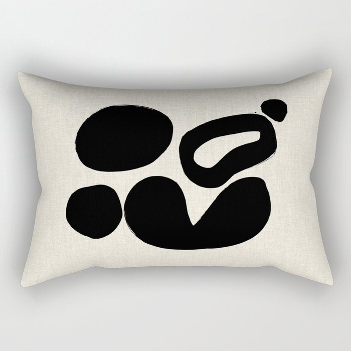 Ink Pond Rectangular Pillow Gallery Image 1