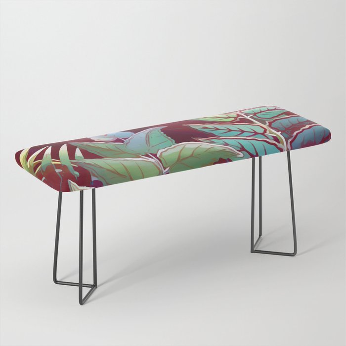 Tropical Leaves After Rousseau Bench Gallery Image 1