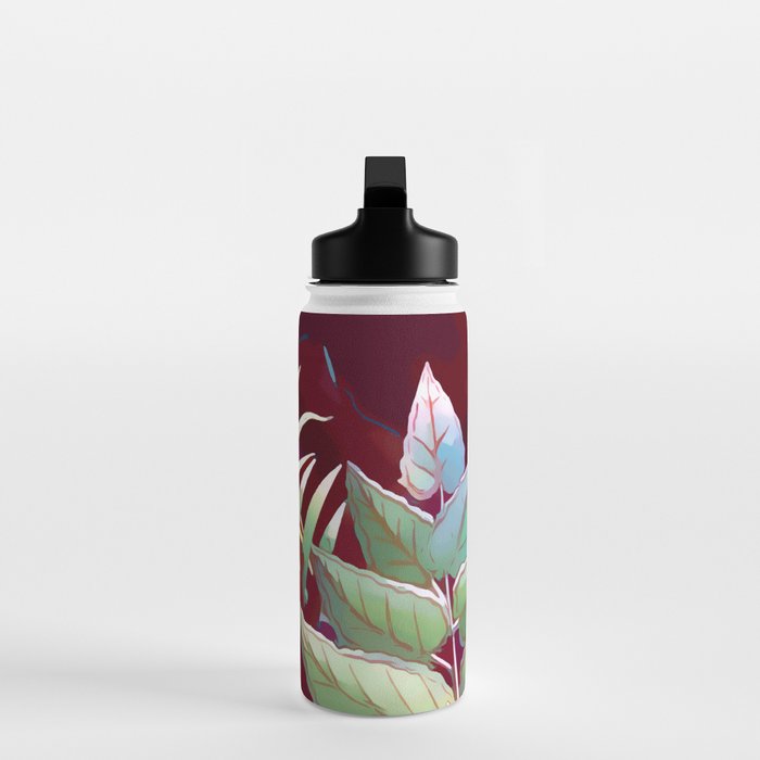 Tropical Leaves After Rousseau Water Bottle Gallery Image 3